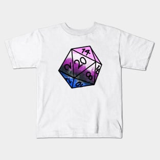 Pride Dice - Genderfluid Kids T-Shirt